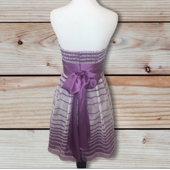 ☀️ BCBG MaxAzria Purple Tulle Party Dress - Picture 2 of 2